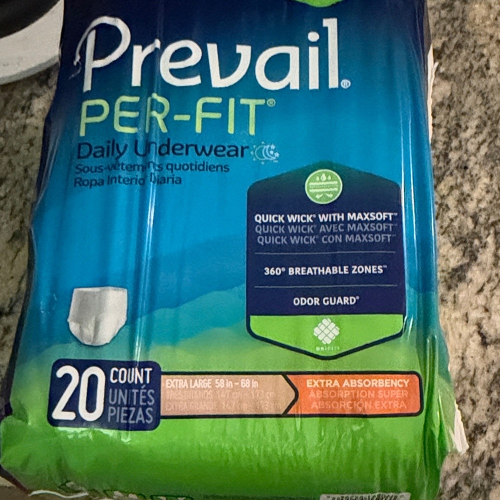 Prevail Per-Fit Daily Underwear - Blue and Green